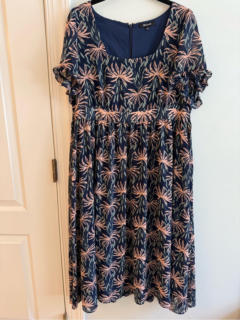 Madewell Oasis Palms Midi Dress